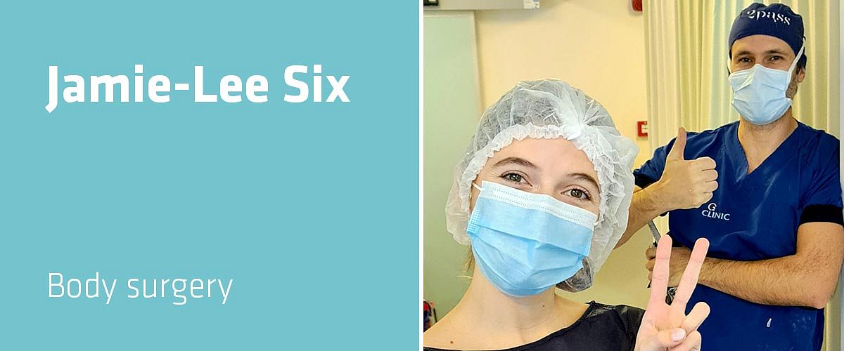 Jamie-Lee Six about her breast augmentation at o2 Clinic Antwerp